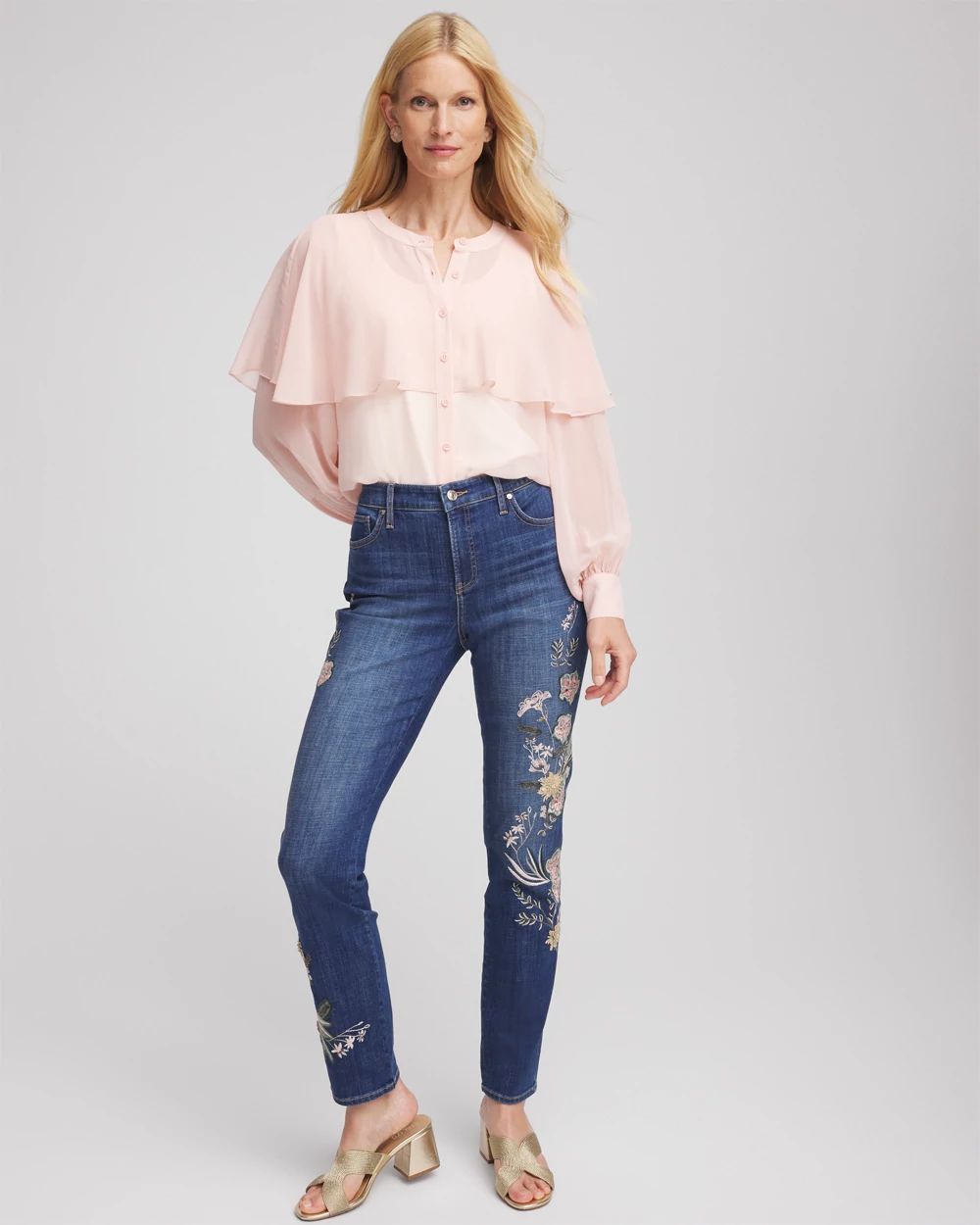 Georgette Cape Blouse | Chico's